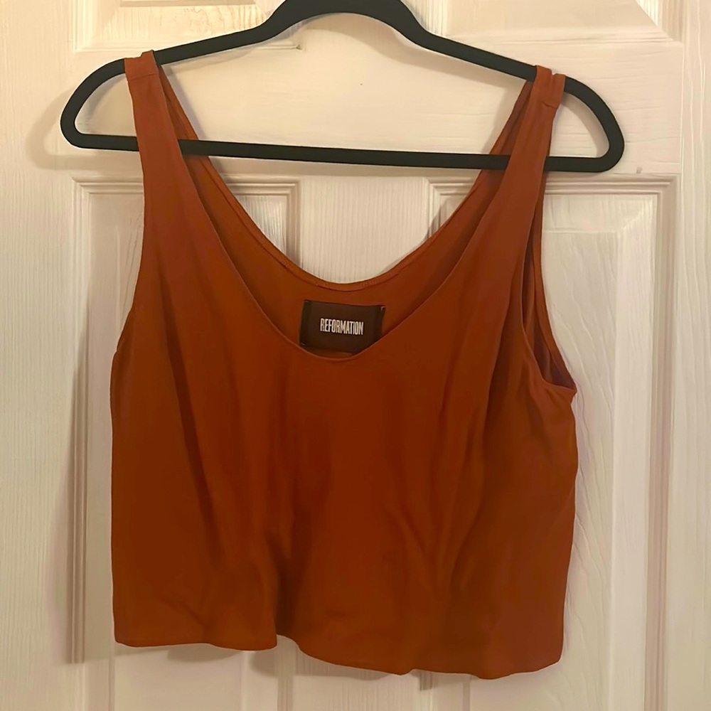 Reformation Orange Crop Tank